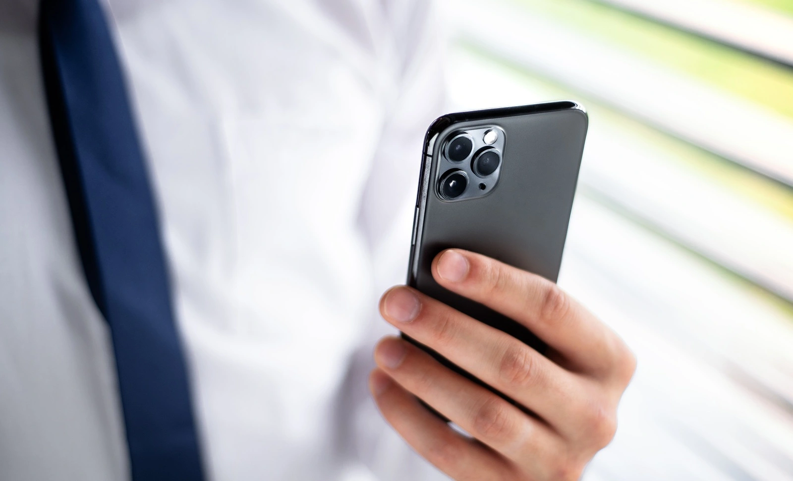 NOVA BANA, SLOVAKIA - SEPT 25, 2019: New Apple iPhone 11 Pro smartphone.