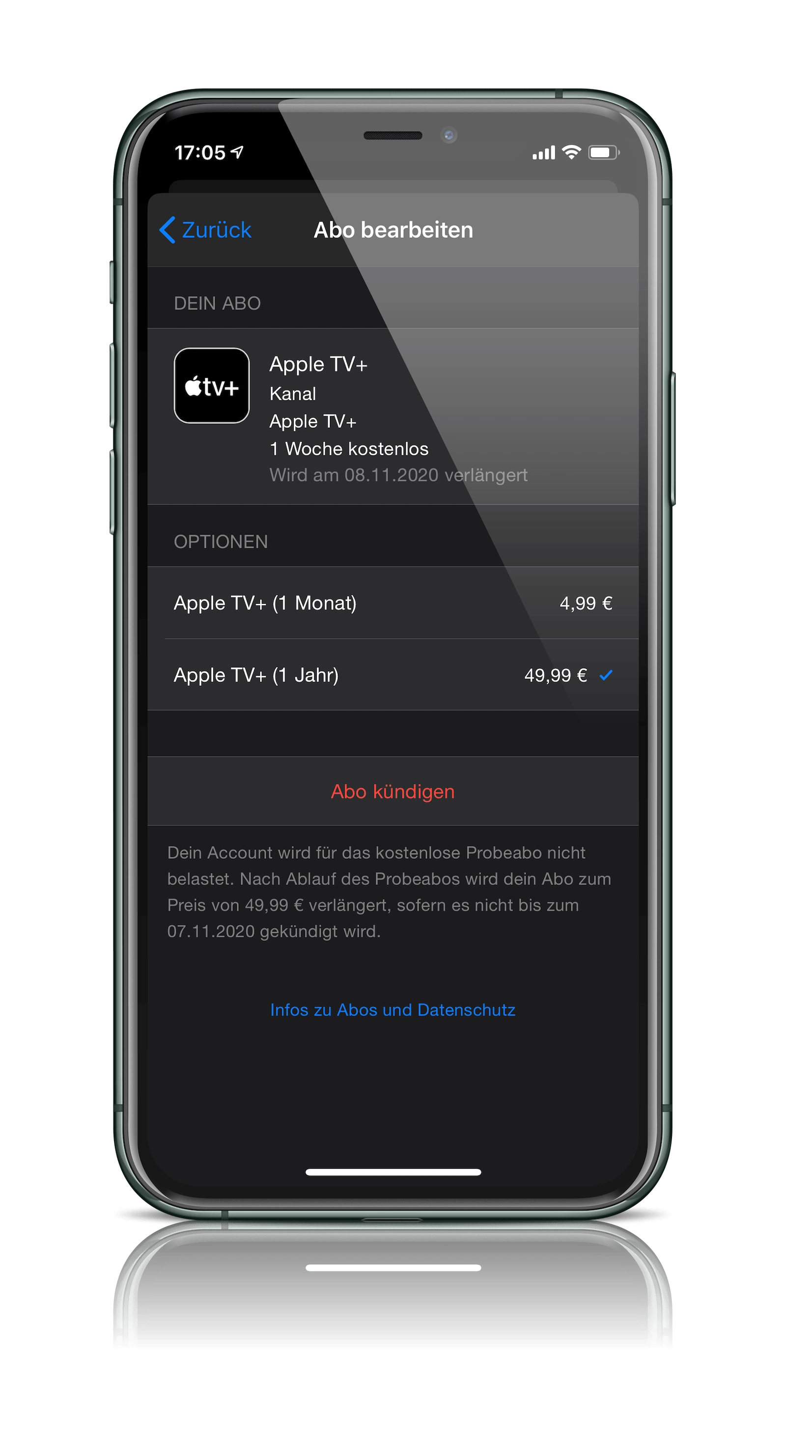 Screenshot: Apfelpatient