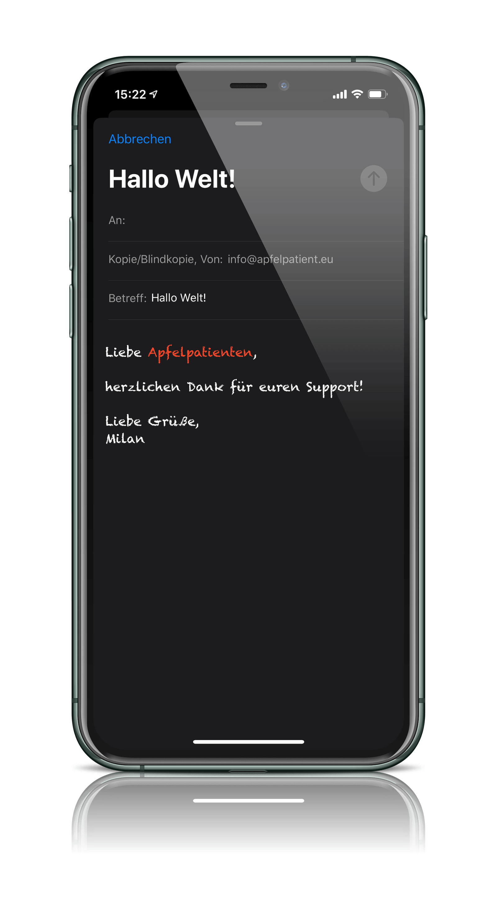 Screenshot: Apfelpatient