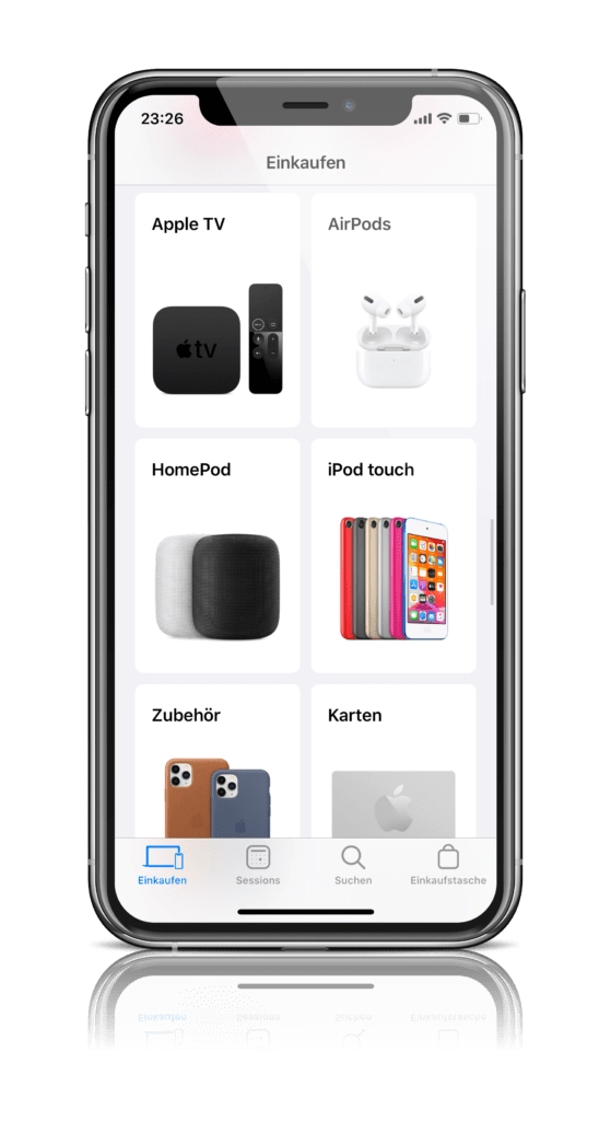 Screenshot: Apfelpatient