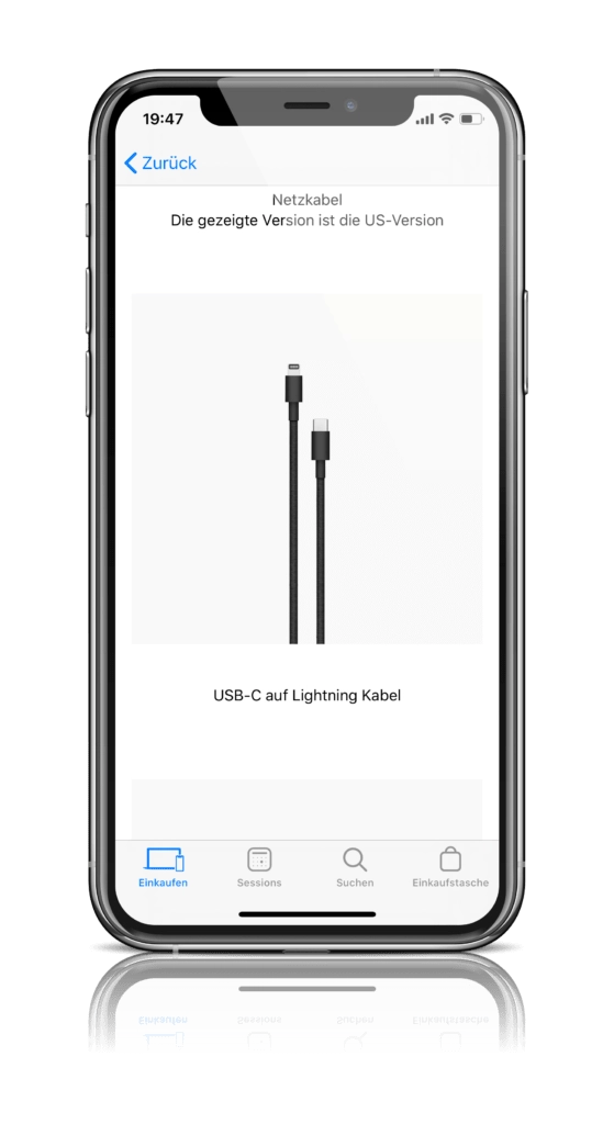 Screenshot: Apfelpatient