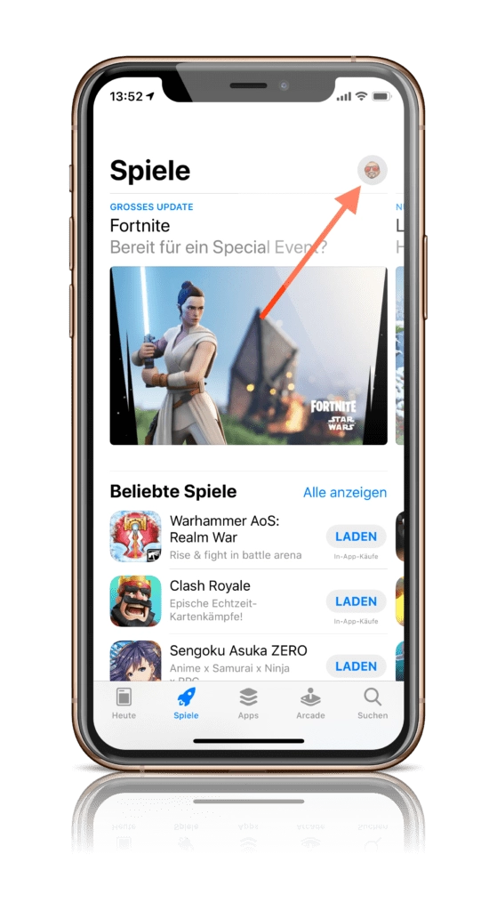 Screenshot: Apfelpatient
