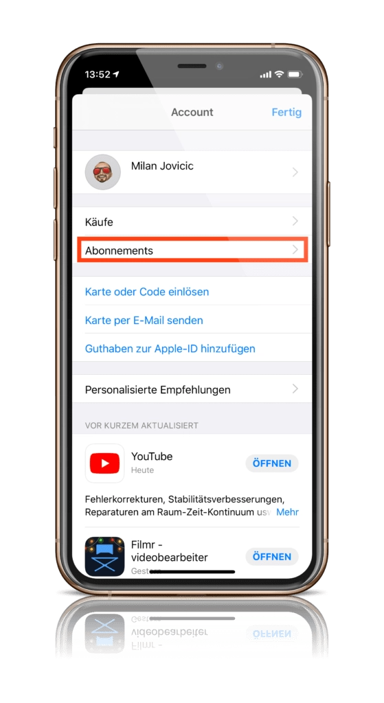 Screenshot: Apfelpatient