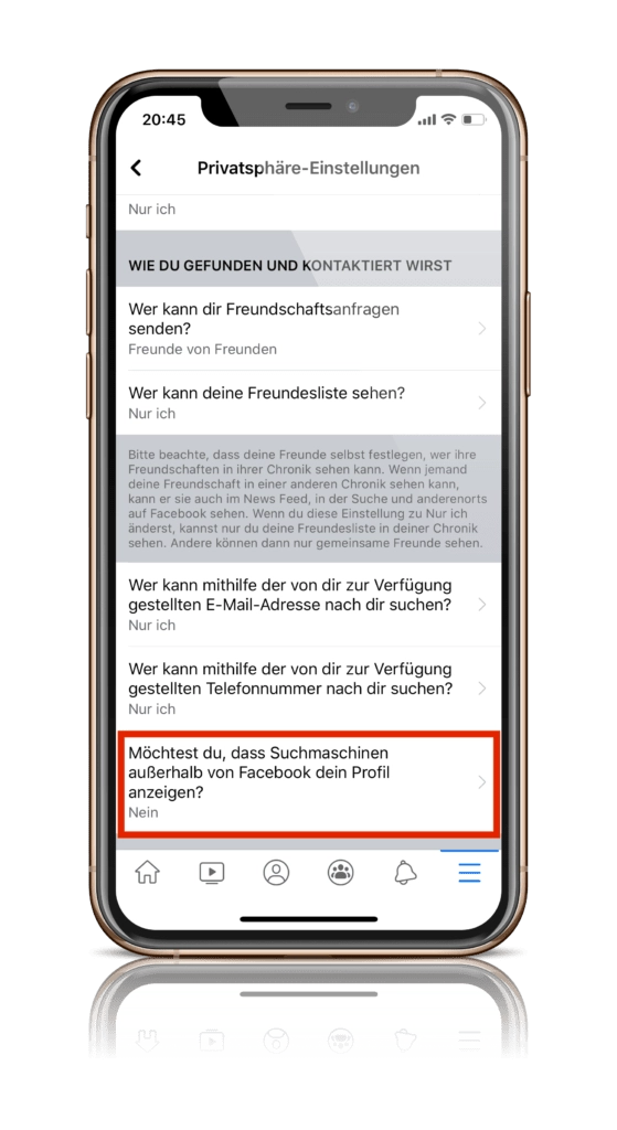 Screenshot: Apfelpatient