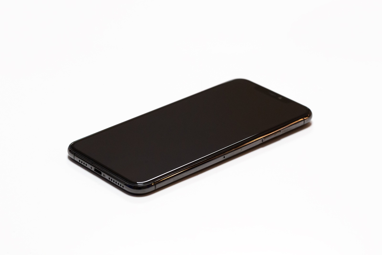 Belgrade, Serbia - January 15, 2020: New Apple iPhone 11 Pro Max mobile smartphone is displayed on isolated white background.
