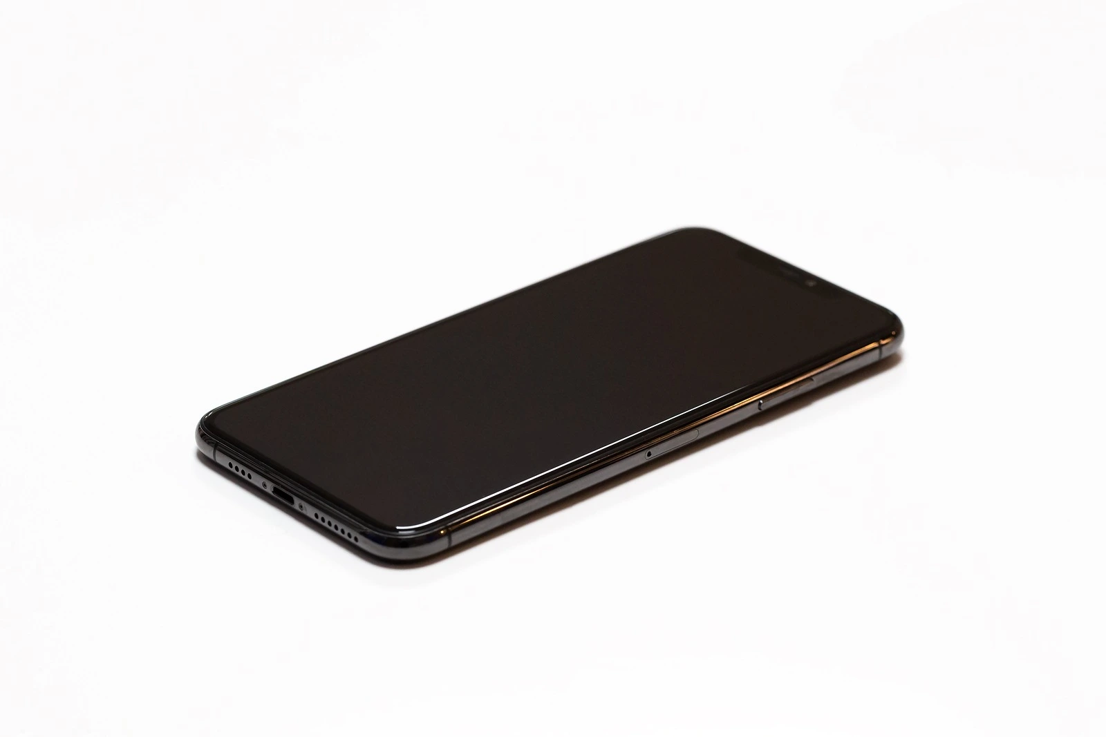 Belgrade, Serbia - January 15, 2020: New Apple iPhone 11 Pro Max mobile smartphone is displayed on isolated white background.