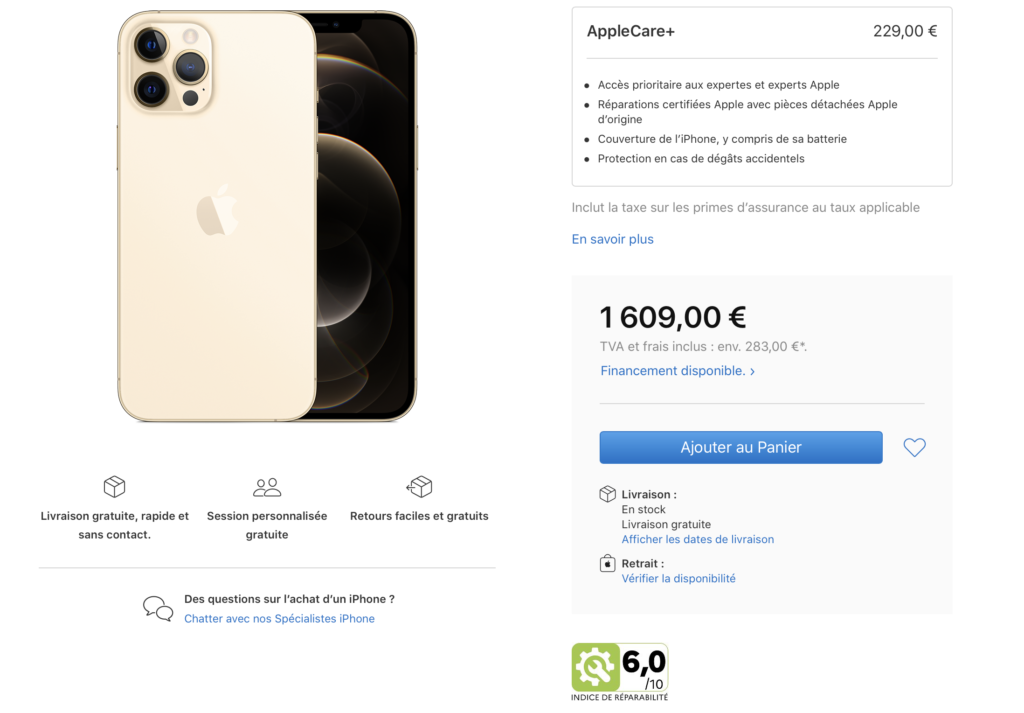 Apple Reparierbarkeit