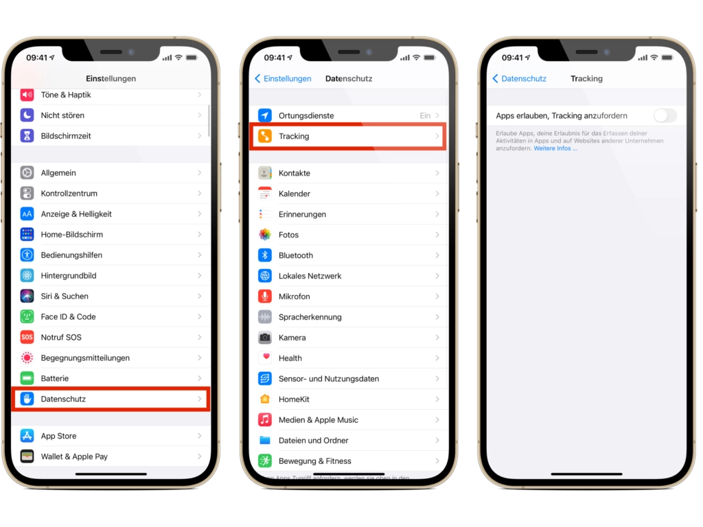 iOS 14.5 Datenschutz