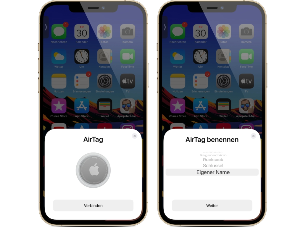 AirTag einrichten