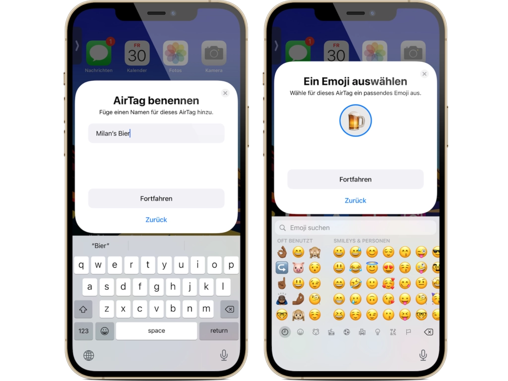 AirTag einrichten