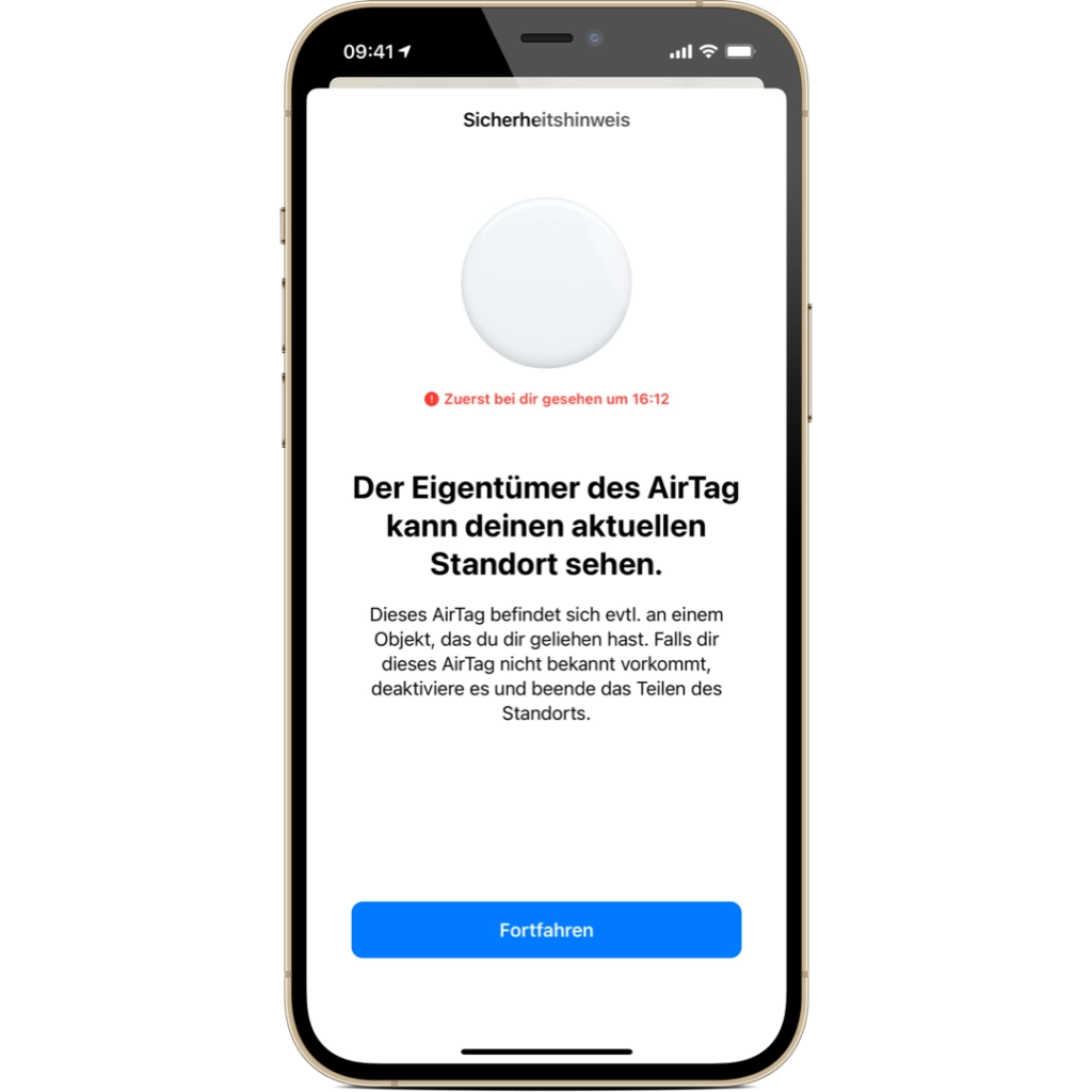 AirTag deaktivieren