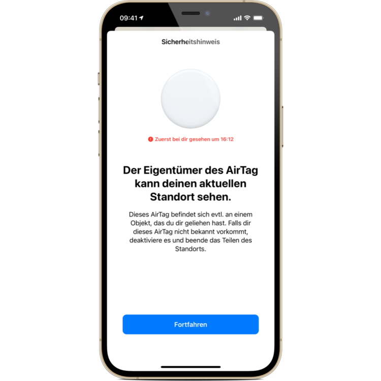 Ein Airtag Bewegt Sich Mit Dir Deaktivieren So deaktivierst du einen unerwünschten Apple AirTag Apfelpatient