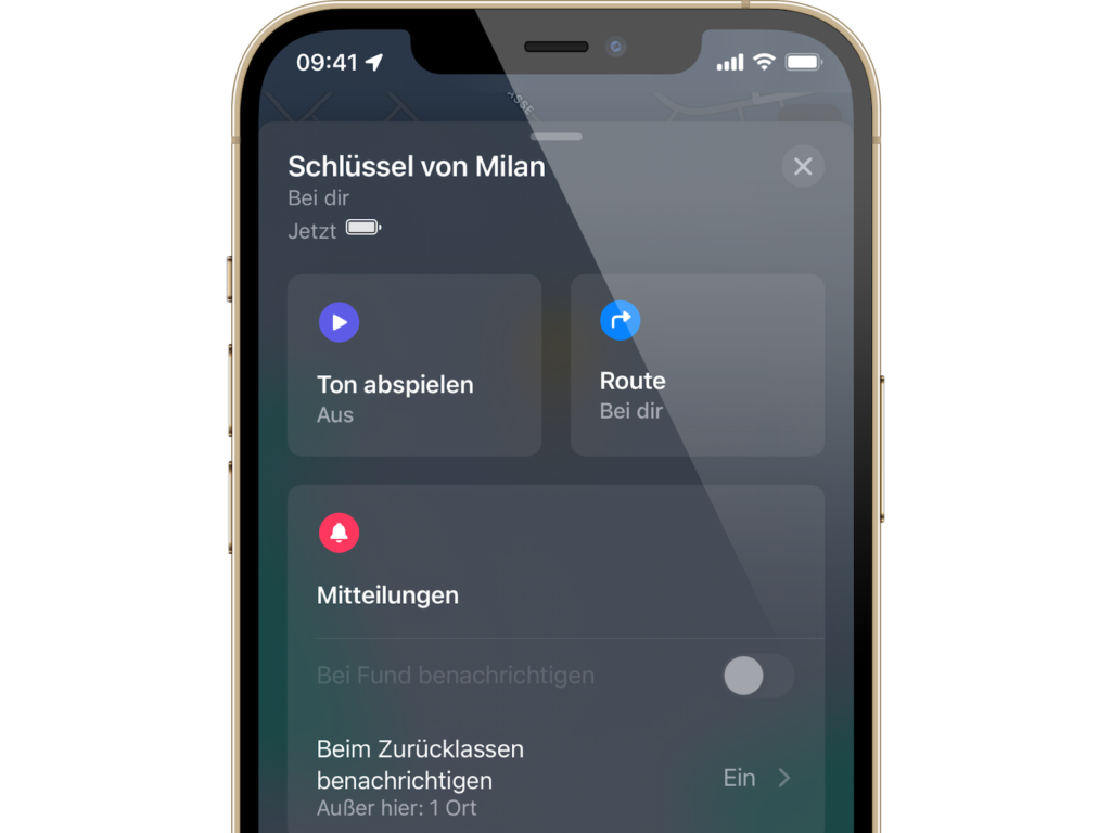 iOS 15: Beim Zurücklassen benachrichtigen