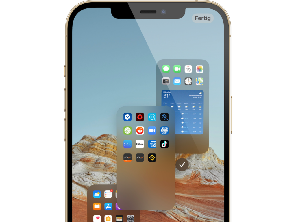 iOS 15: Startbildschirmseiten neu anordnen und löschen