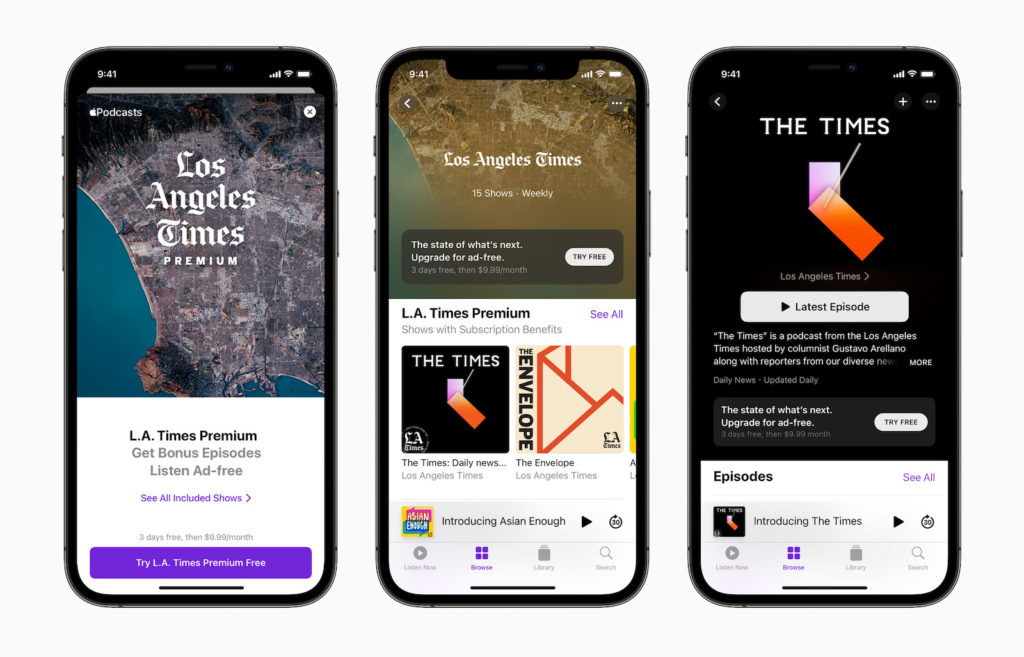 Apples Podcast-Abonnements