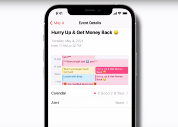 calendar spam iPhone