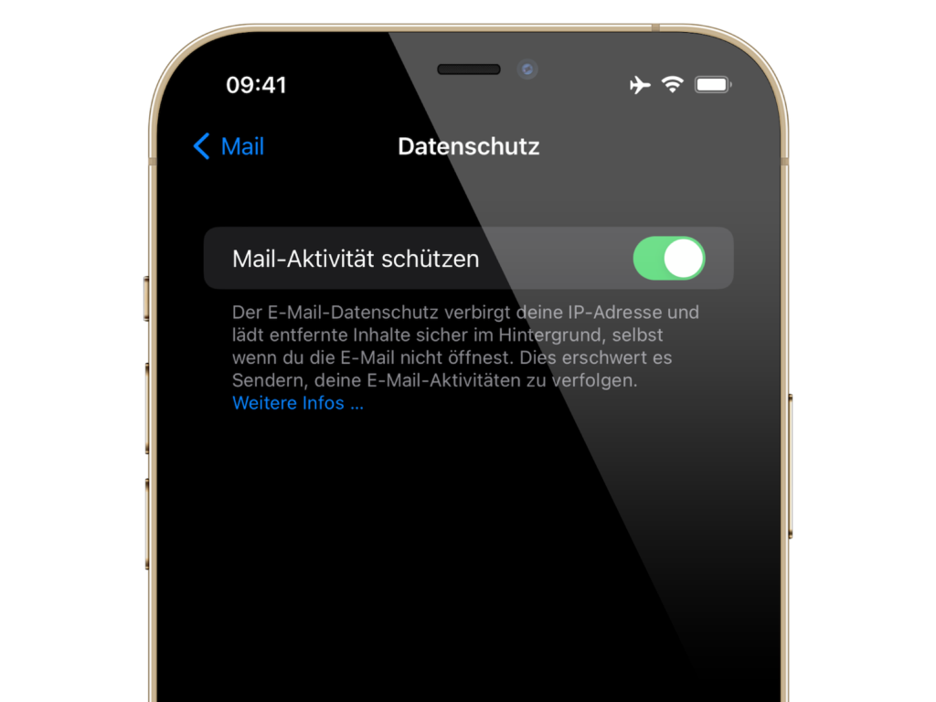 iOS 15 & macOS Monterey Mail Datenschutz