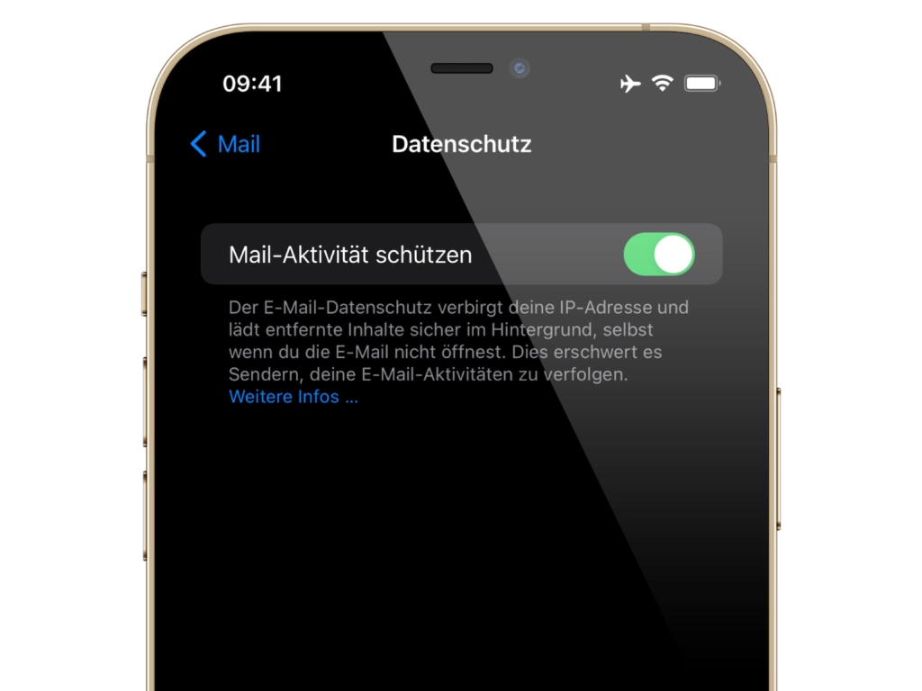 iOS 15 & macOS Monterey Mail Datenschutz