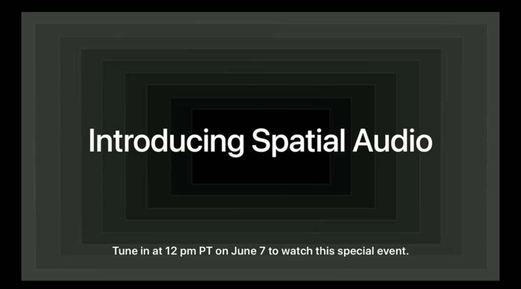 Apple Music Spatial Audio Special Event