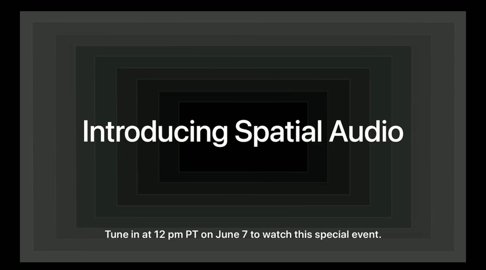 Apple Music Spatial Audio Special Event