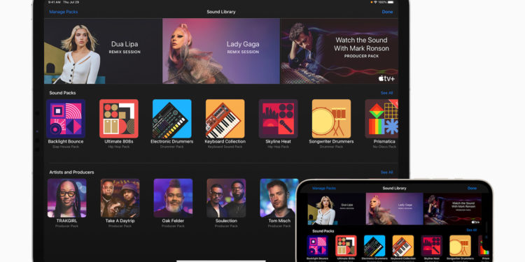 GarageBand for iOS and iPadOS