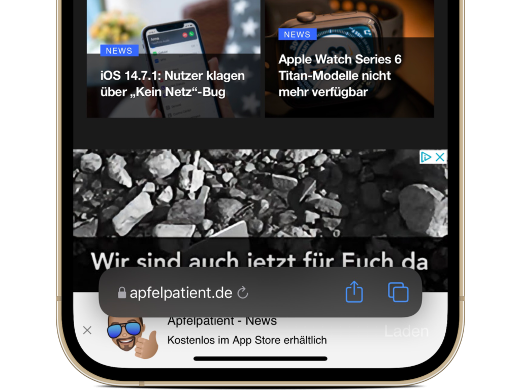 iOS 15 Safari