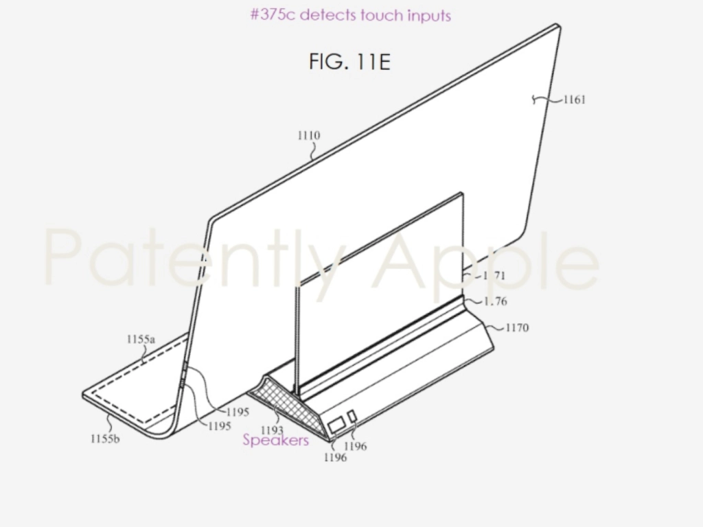 iMac Glasscheibe Apple Patent