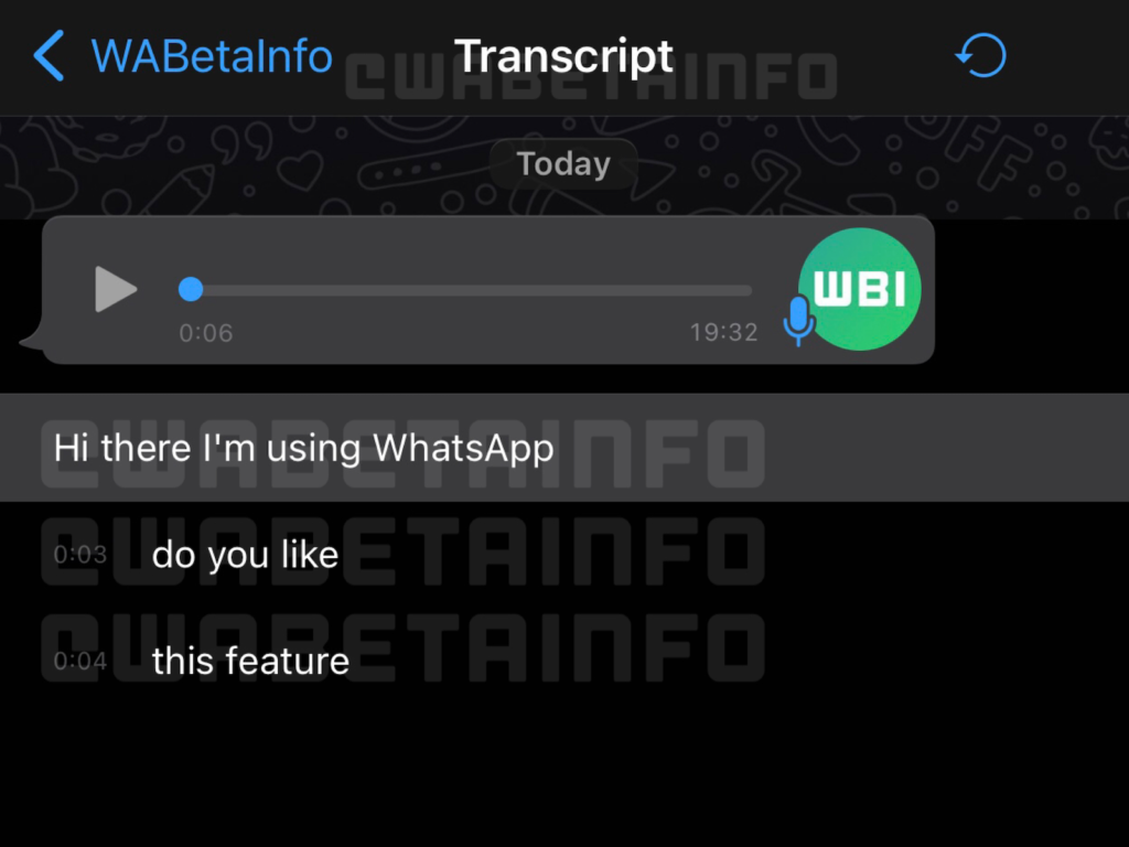 WhatsApp Sprachnachrichten transkribieren