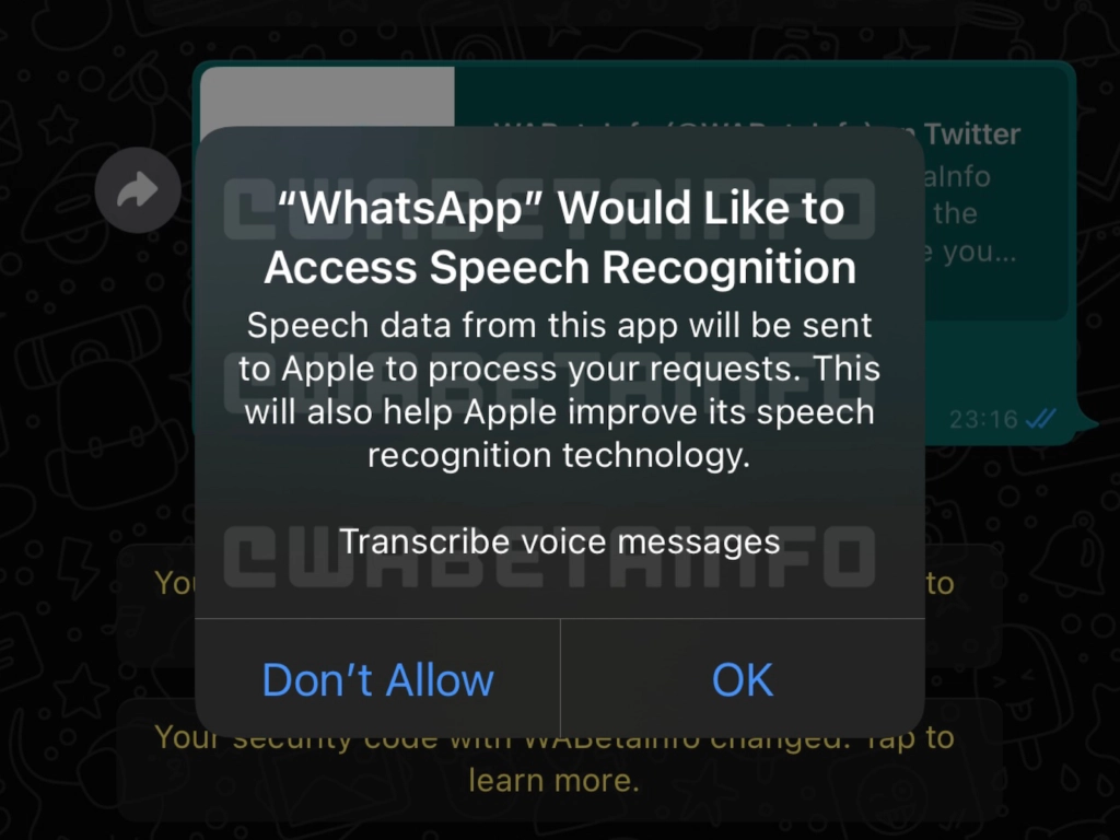 WhatsApp Sprachnachrichten transkribieren