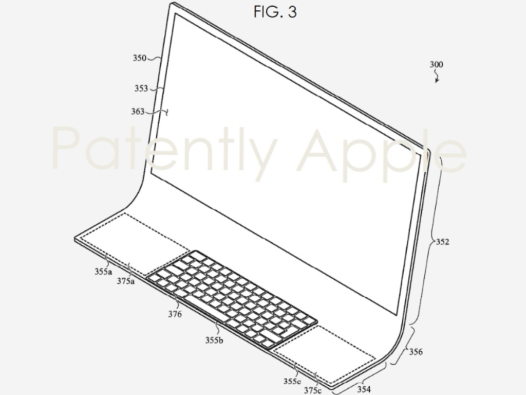 iMac Glasscheibe Apple Patent