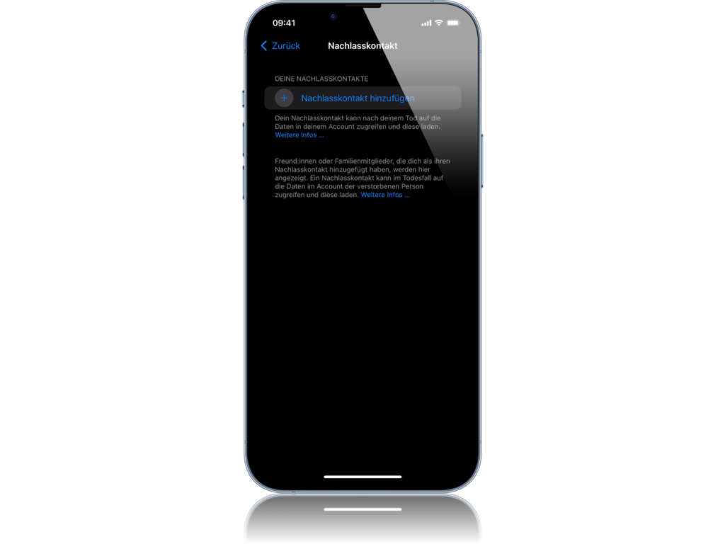 iOS 15.2 Beta 2: Apple integriert "Nachlasskontakt"