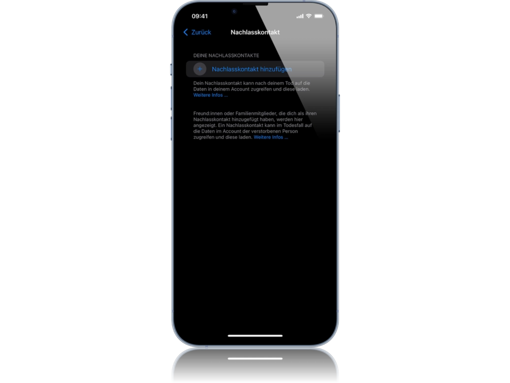iOS 15.2 Beta 2: Apple integriert "Nachlasskontakt"