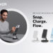 Anker 2-in-1 charging station with removable magnetic battery in hands-on