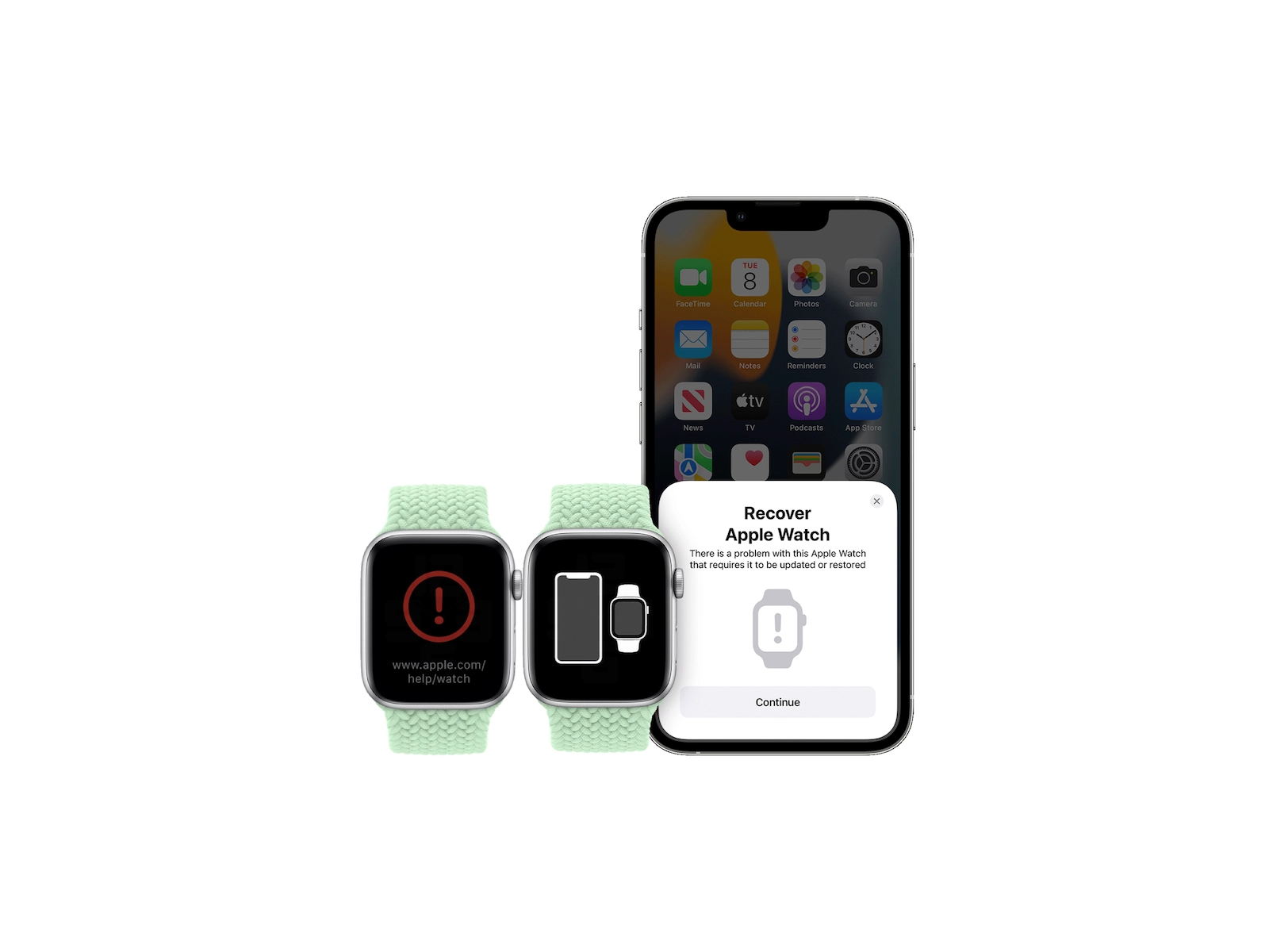 watchOS 8.5 Apple Watch Wiederherstellung