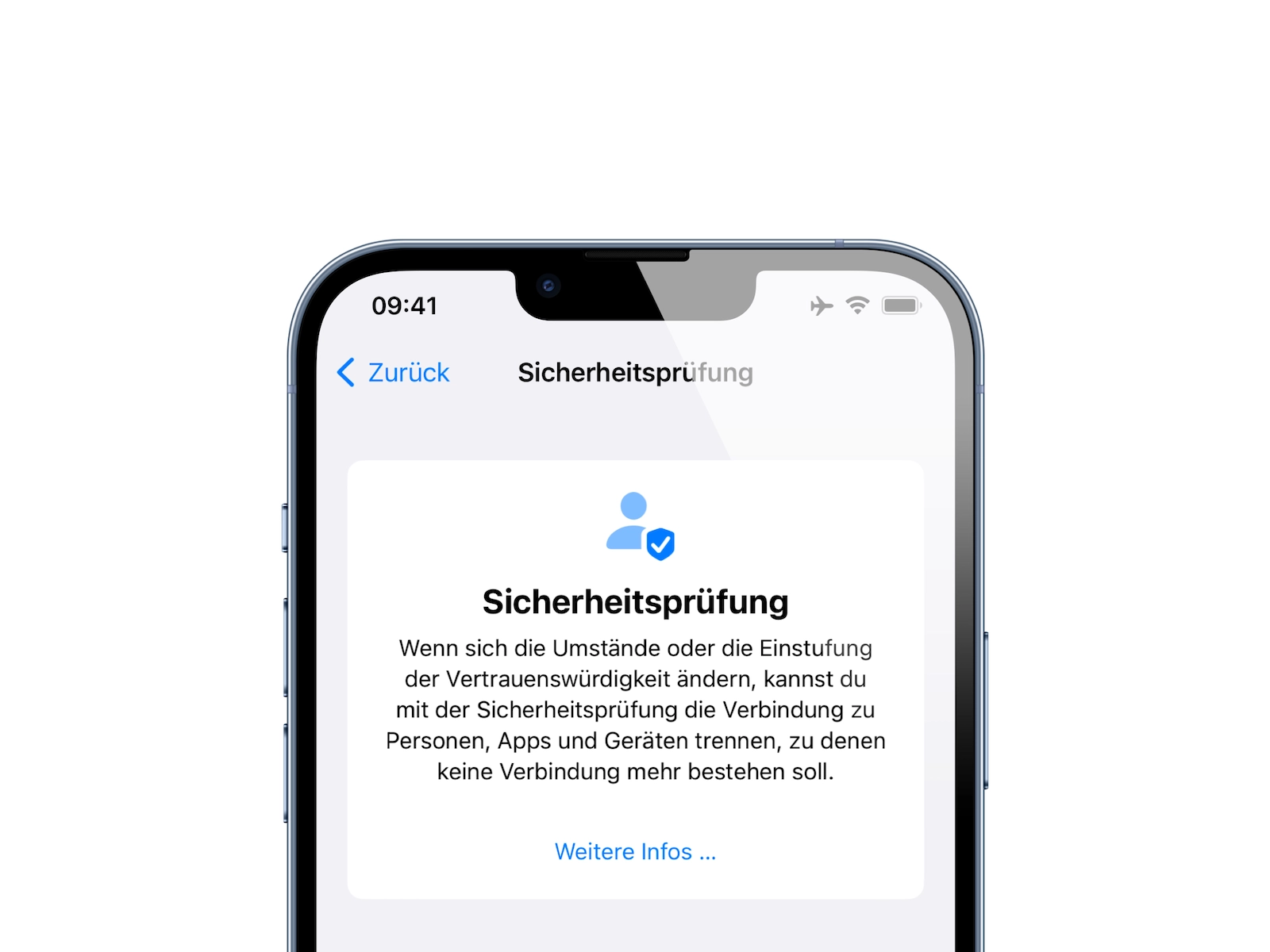 Safety Check iOS 16