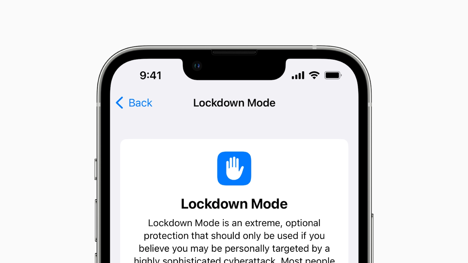 Apple Lockdown-Modus iOS 16