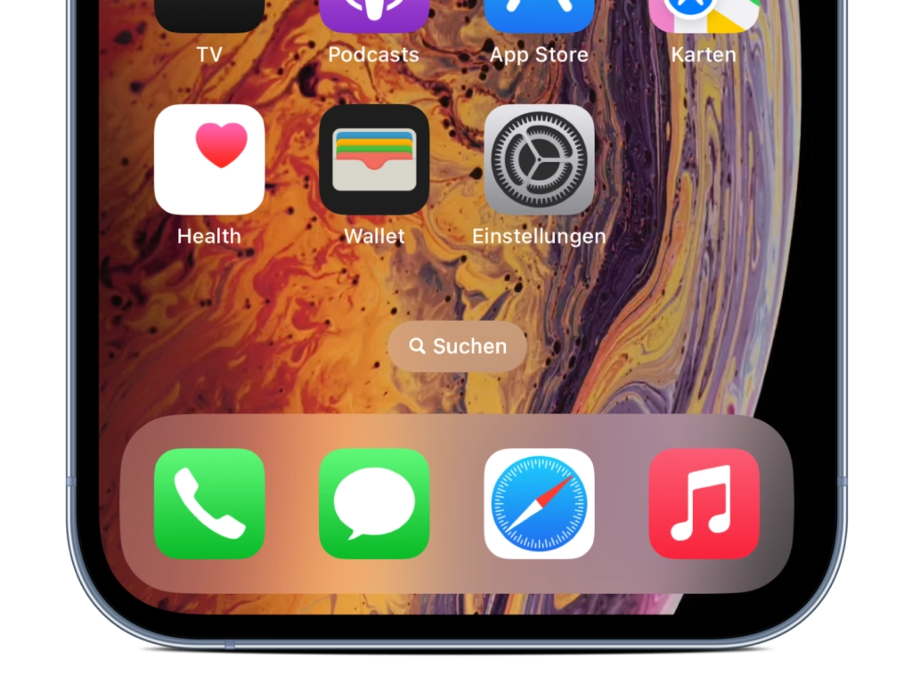 iOS 16 Suchleiste auf dem iPhone Startbildschirm entfernen