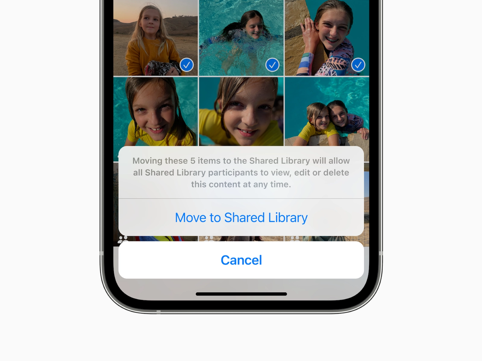Geteilte iCloud-Fotomediathek iOS 16
