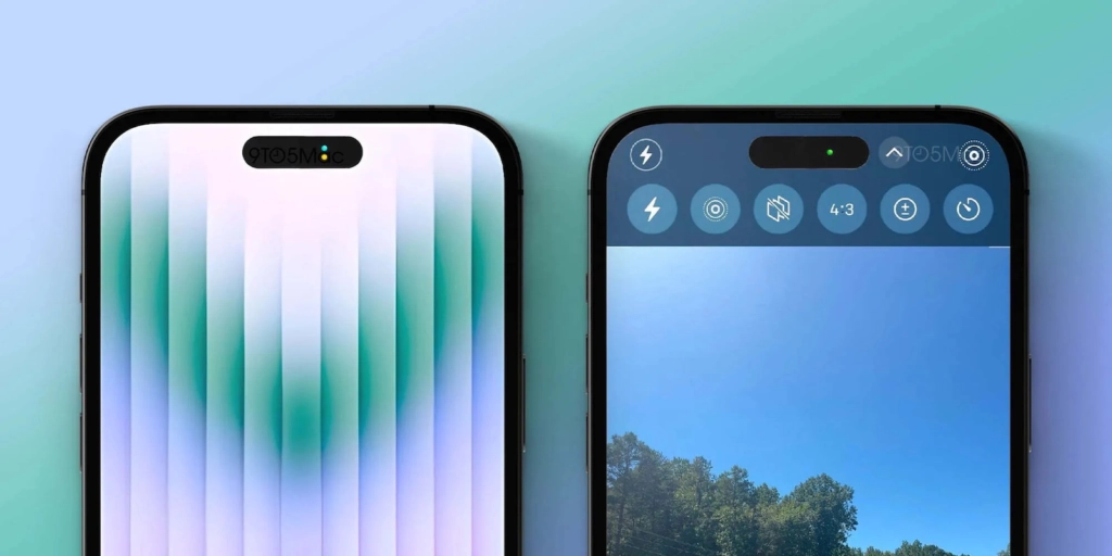 iPhone 14 Pro Dynamic Island Aussparung Display Design