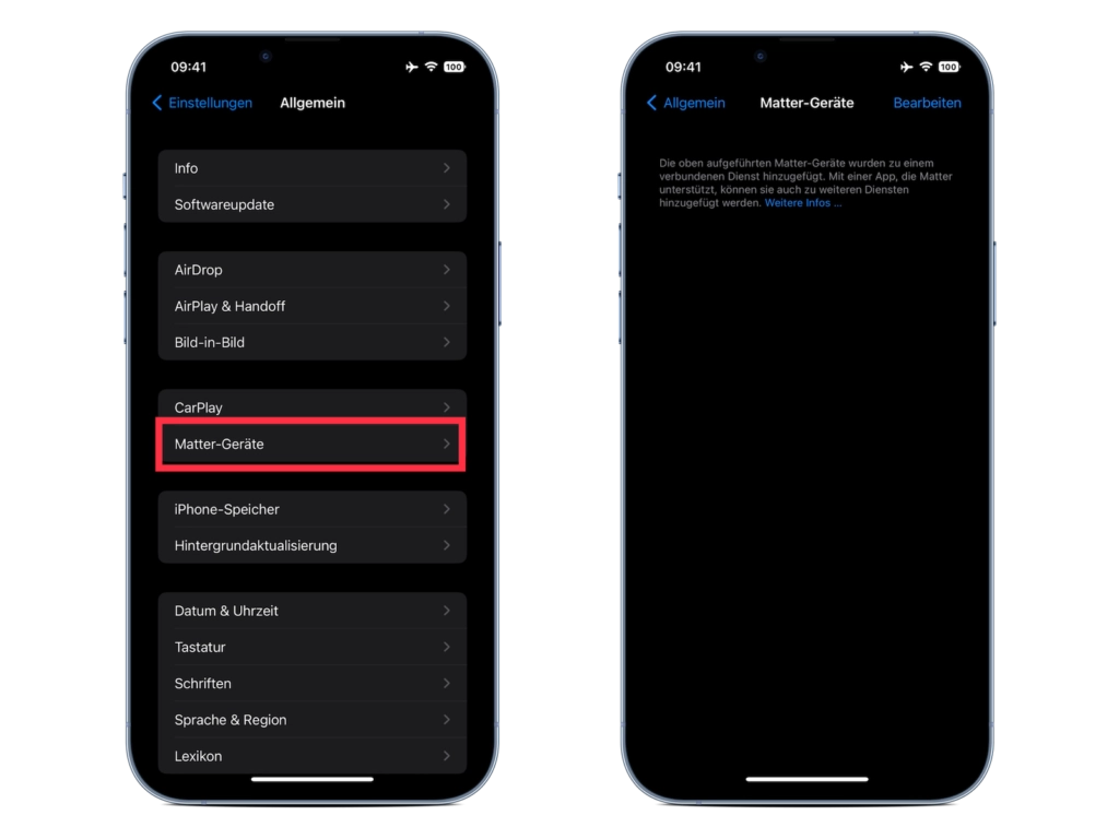 iOS 16.1 Matter