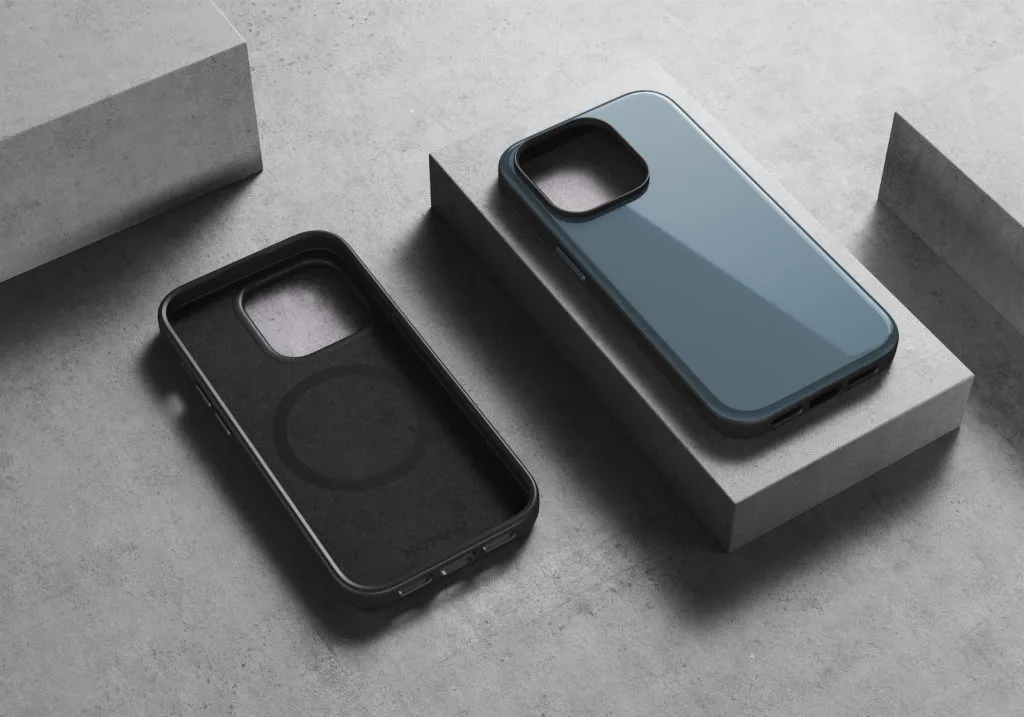 Nomad Sport Case Marine Blau aus Kunststoff für iPhone 14 Hüllen