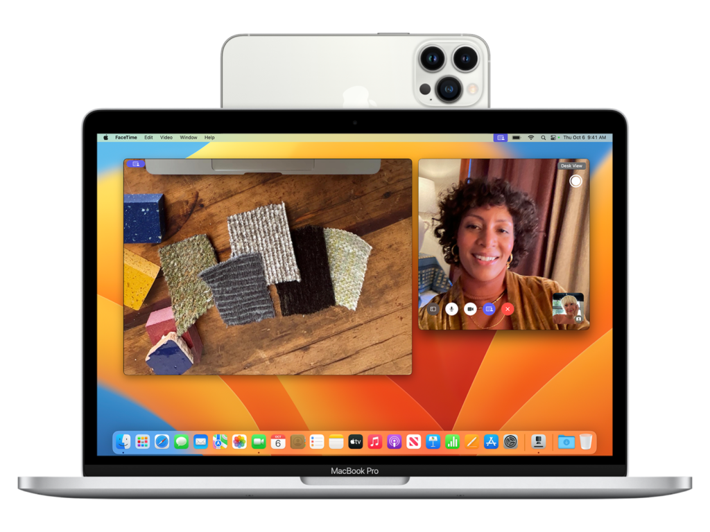 macOS Ventura & iOS 16 Kamera-Übergabe
