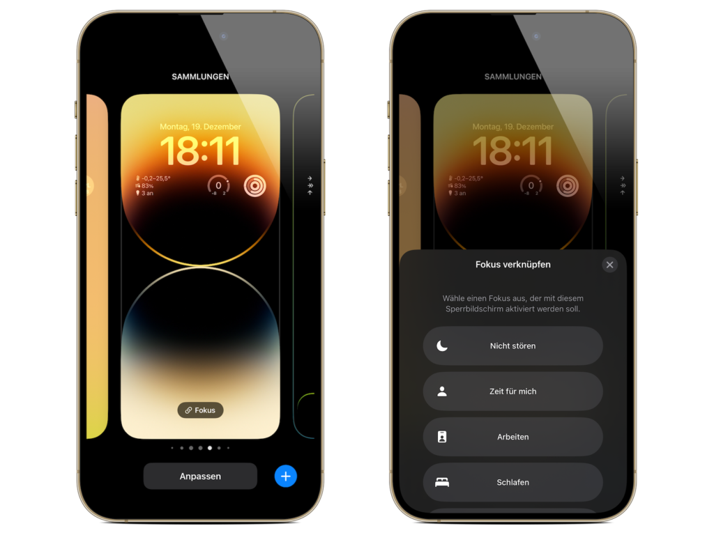 iOS 16 Sperrbildschirm