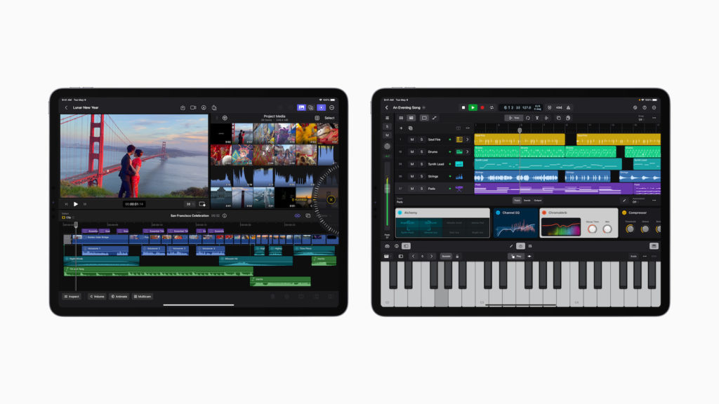 Final Cut Pro und Logic Pro iPad