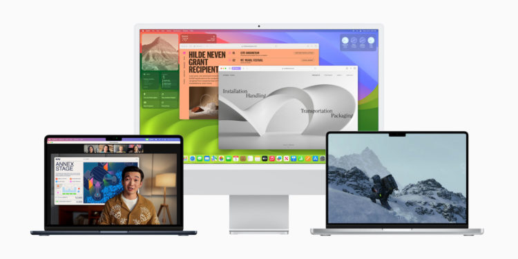 macOS 14 Sonoma Center Stage