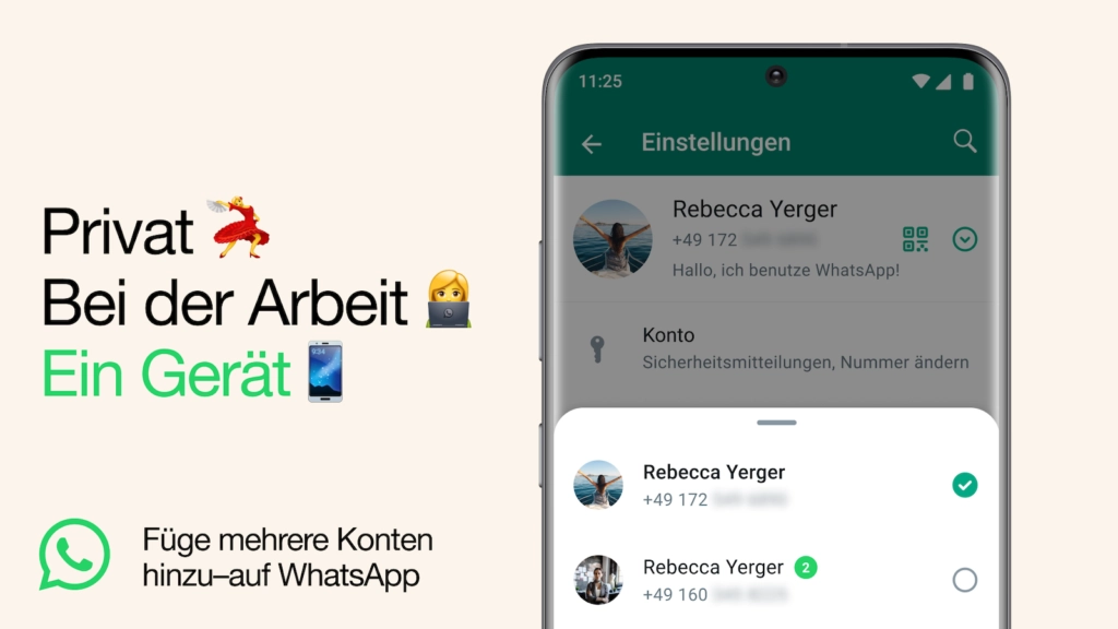Zwei WhatsApp-Konten auf einem Smartphone einrichten und flexibel nutzen