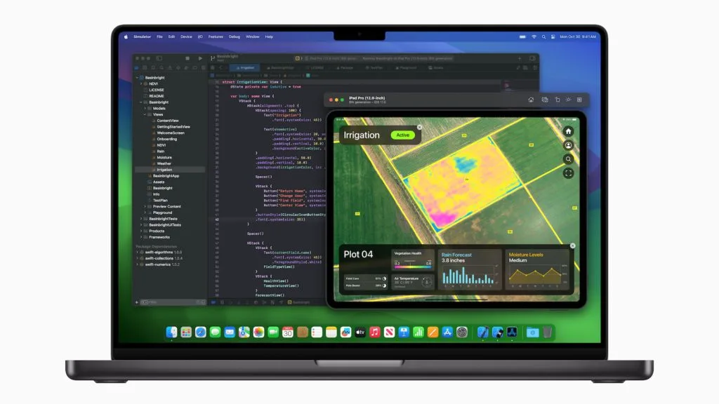 MacBook Pro M3 Pro beim Kompilieren von Code in Xcode für App-Entwickler