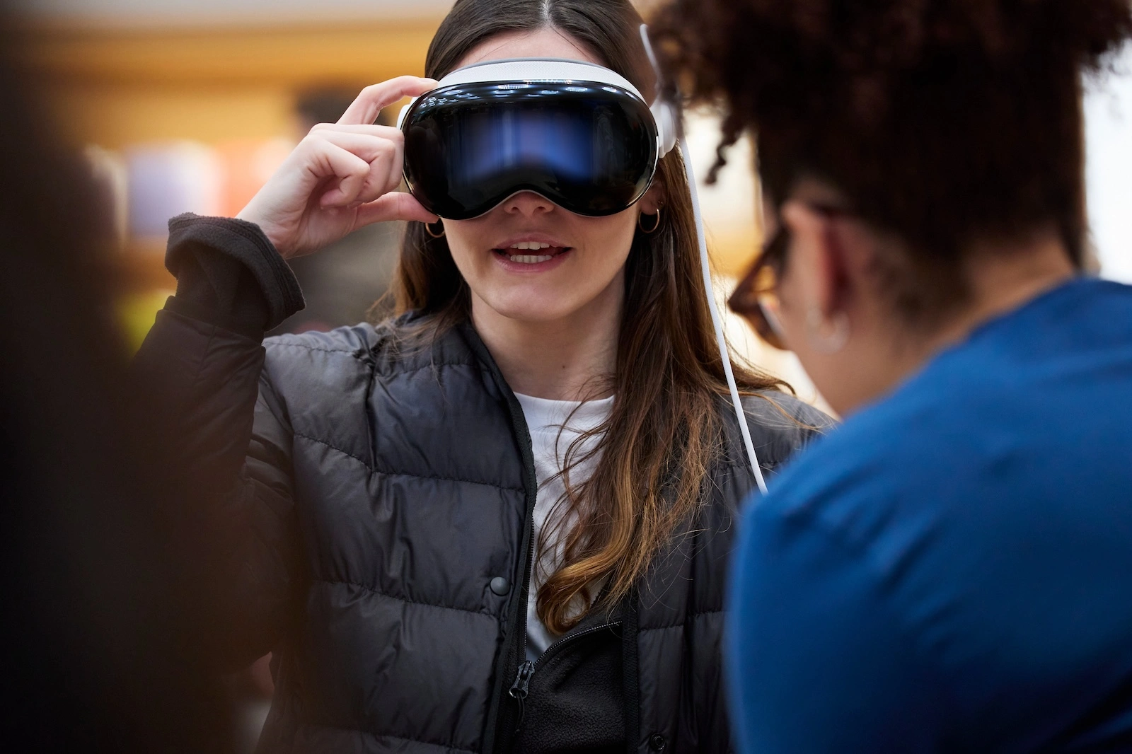 Apple Vision Pro Ansicht neu ausrichten