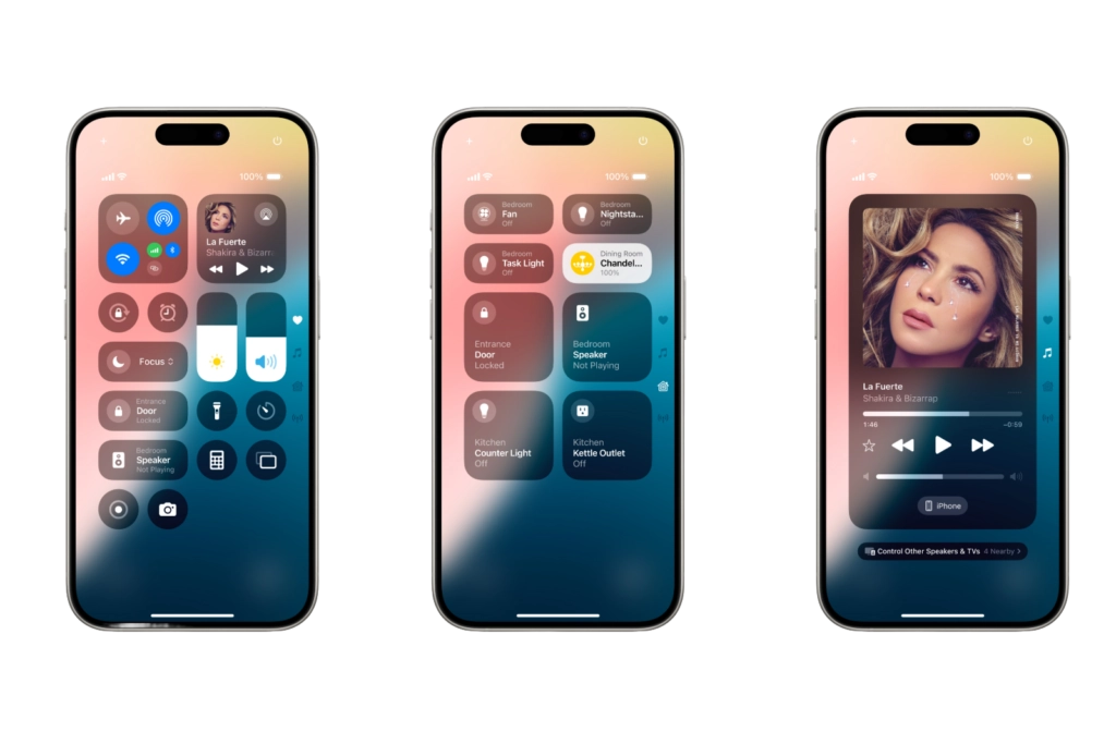 iOS 18 Kontrollzentrum