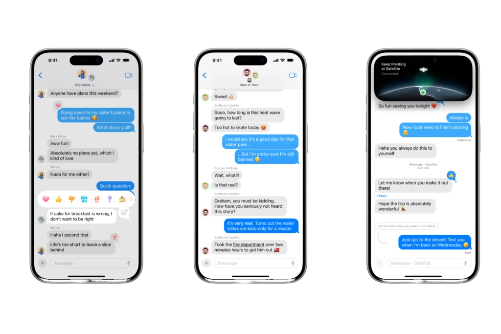iOS 18 Nachrichten App